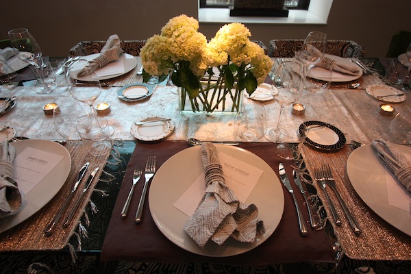 Tablescape at June LITG Salon